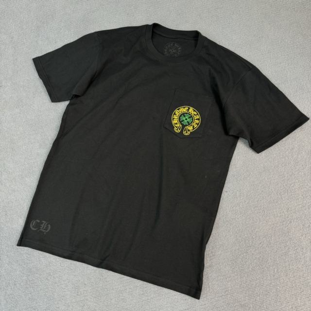 1:1 quality CH Beijing Anniversary Limited Yellow and Green Letter Print Tee