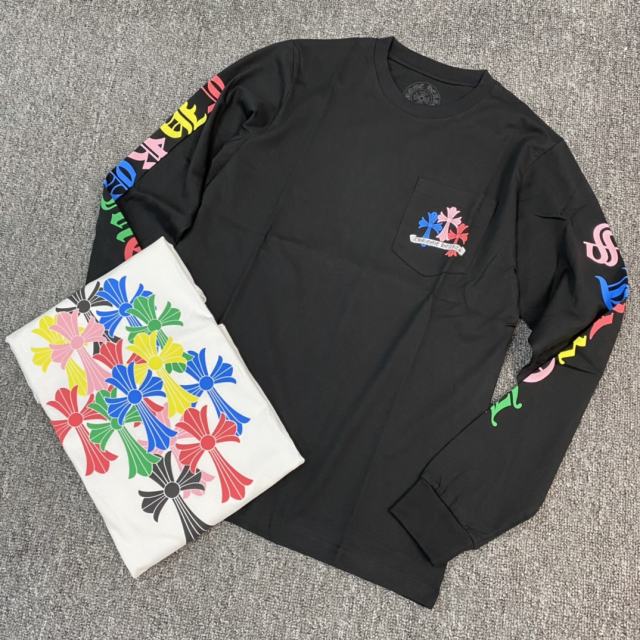 1:1 quality CH Colorful Cross Long Sleeve 2 colors