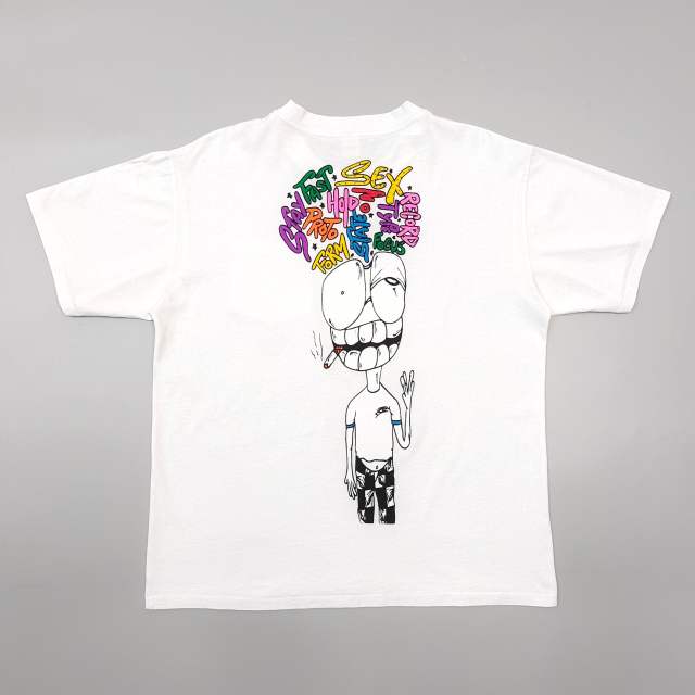 1:1 quality CH Back Graffiti Alphabet Portrait Print Tee
