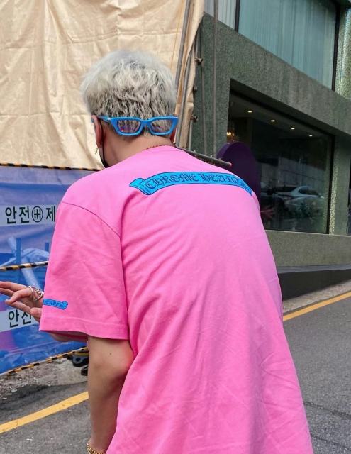 1:1 quality CH Dopamine Colorblock Logo Print Tee 2 colors