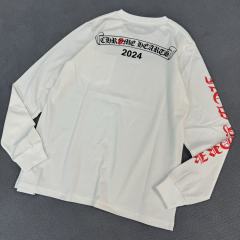 1:1 quality CH 2024 Las Vegas Limited Sanskrit Flower Arm Long Sleeve T-Shirt 2 colors