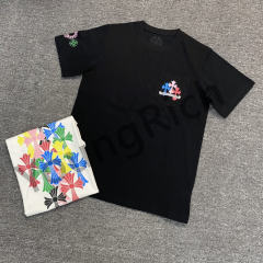 1:1 quality CH Colorful Cross tee 2 colors