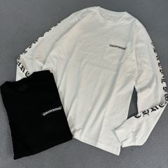 1:1 quality CH Scroll Logo Long Sleeve T-Shirt 2 colors