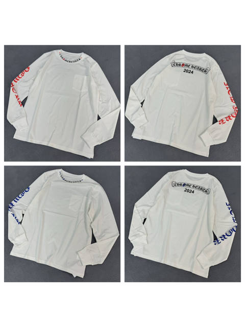 1:1 quality CH 2024 Las Vegas Limited Sanskrit Flower Arm Long Sleeve T-Shirt 2 colors