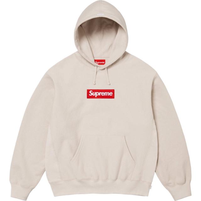SUPREM* BOX LOGO HOODIE BEIGE
