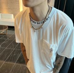 1:1 quality CH Cross Sanskrit Round Neck tee 2 colors