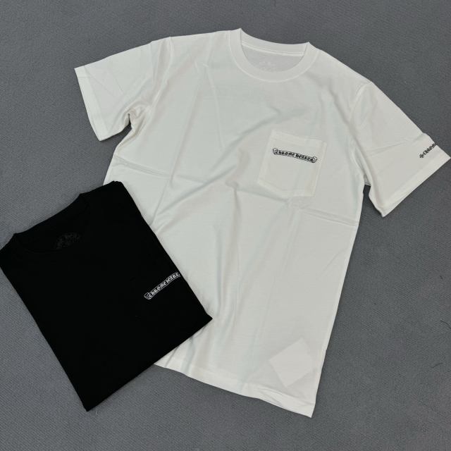 1:1 quality CH Front and back classic scroll print Tee