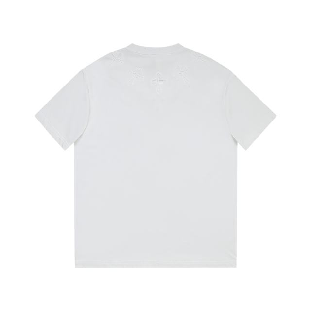 1:1 quality CH Metal Logo tee 4 colors