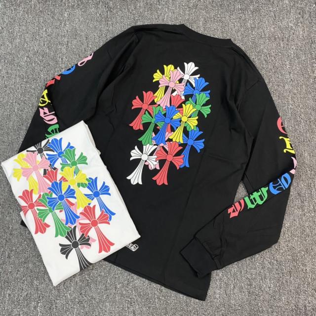 1:1 quality CH Colorful Cross Long Sleeve 2 colors