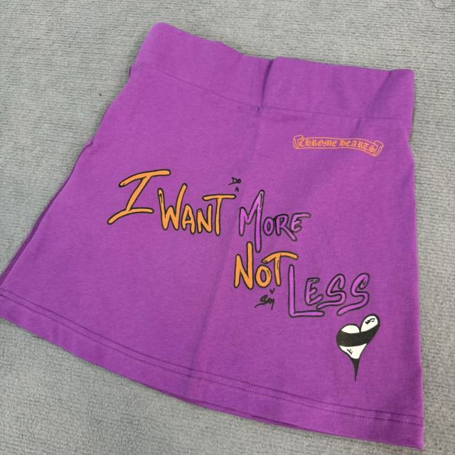 1:1 quality CH Graffiti Collection Purple Long Sleeve T-Shirt & skirt set