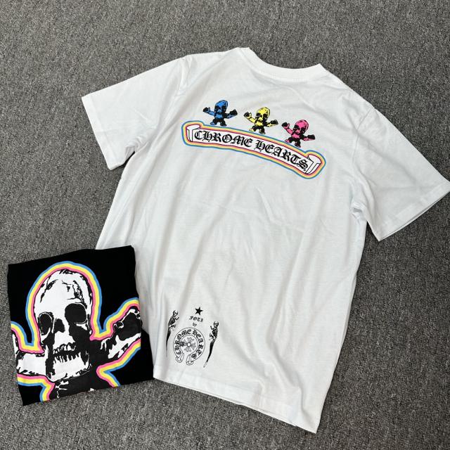 1:1 quality CH Skull Print tee 2 colors