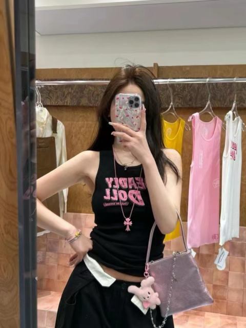 1:1 quality CH Knit Girls Tank Dress 2 colors for girls