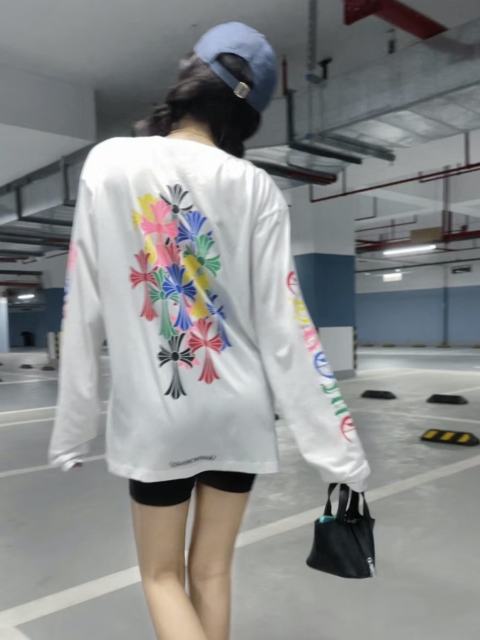 1:1 quality CH Colorful Cross Long Sleeve 2 colors