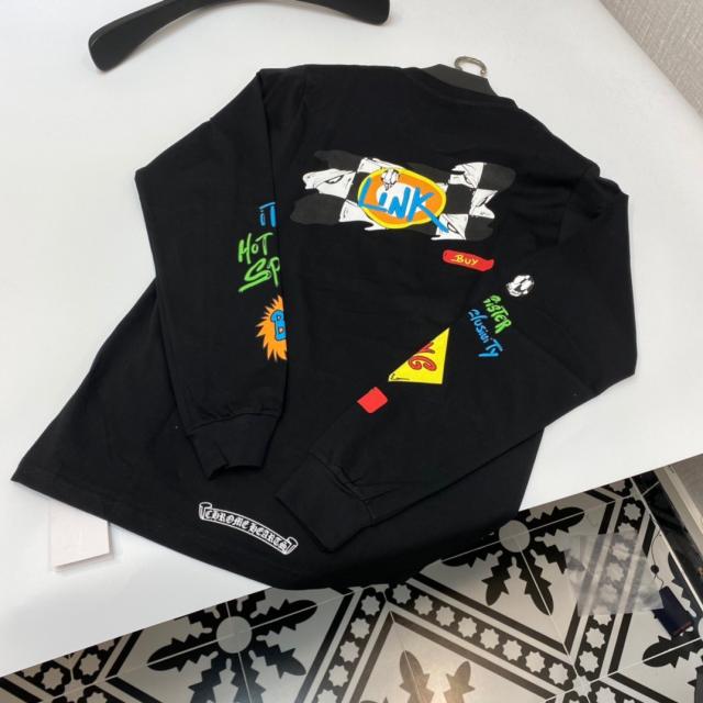 1:1 quality CH Colorful cartoon style Printed long sleeves