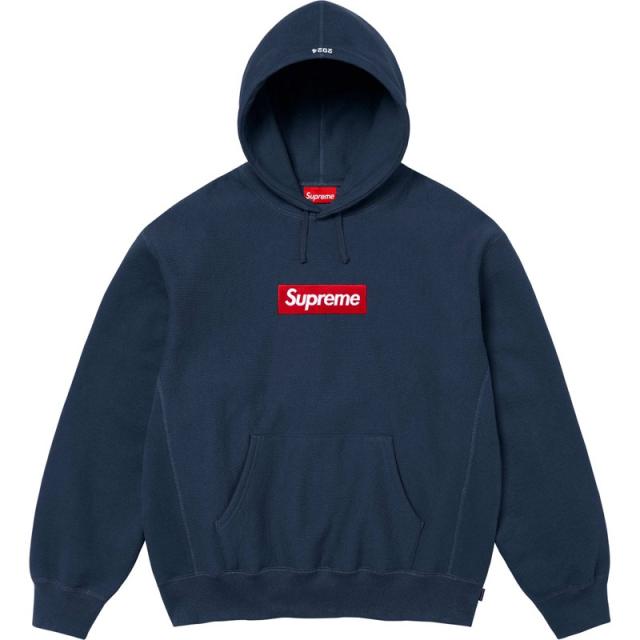 SUPREM* BOX LOGO HOODIE NAVY BLUE