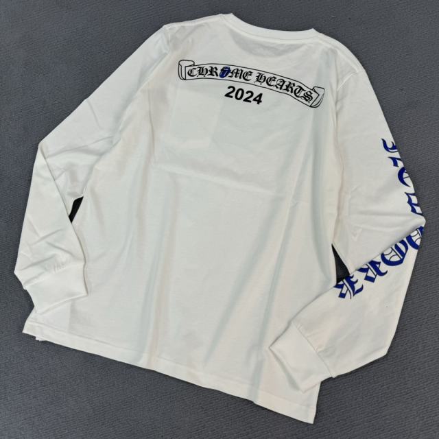 1:1 quality CH 2024 Las Vegas Limited Sanskrit Flower Arm Long Sleeve T-Shirt 2 colors