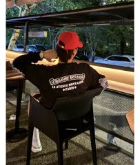 1:1 quality CH Paris Limited Letter Flower Arm Long Sleeve T-Shirt