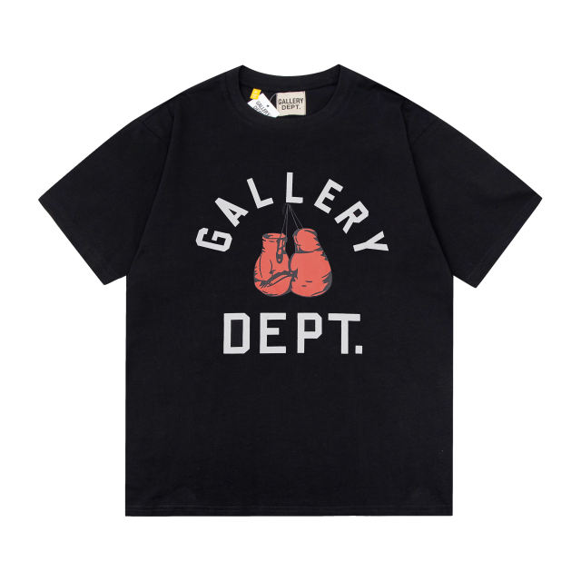 Retro hanging boxing gloves washed printed tee