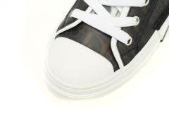 1:1 quality version D Low Top Canvas Oblique Black White 3SN272ZIR 16536