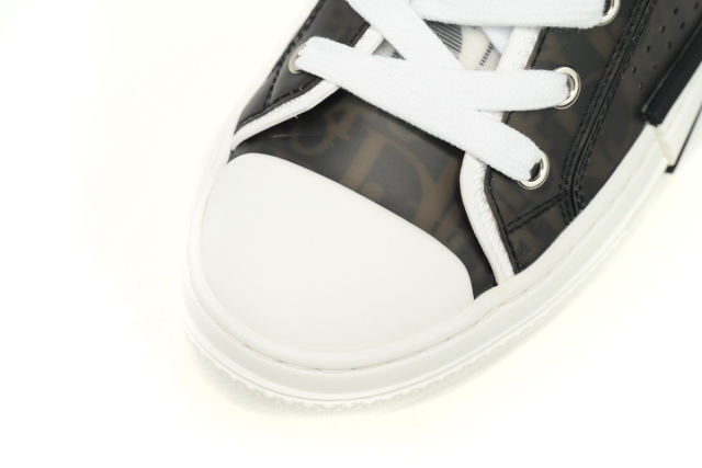 1:1 quality version D Low Top Canvas Oblique Black White 3SN272ZIR 16536