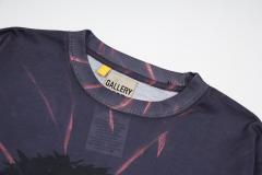 Retro ghost face tie-dye washed printed tee