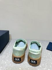 1:1 quality version  Di0r x St0ne isl@nd Electric embroidered letters lace-up casual board shoes 6 colors