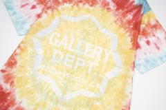 Retro tie-dyed colorful effect washed printed tee