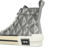 D High Top Gray CD Diamond Canvas 3SH118ZPP_H868