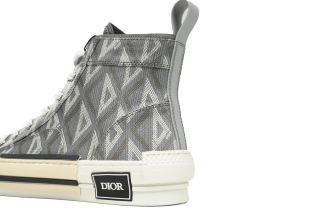 D High Top Gray CD Diamond Canvas 3SH118ZPP_H868