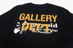 Retro gold foil logo Washed Print tee