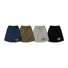 Simple one-sided logo solid color shorts