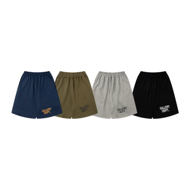 Simple one-sided logo solid color shorts