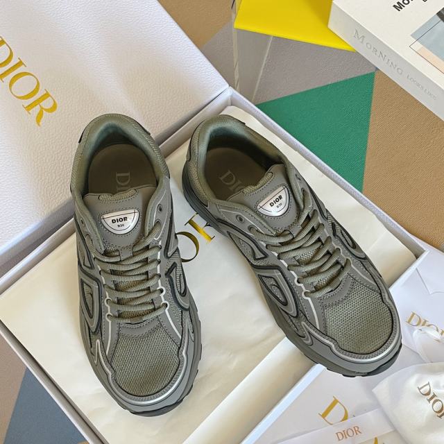 1:1 quality version Leather and mesh fabric patchwork reflective sneakers 34 colors