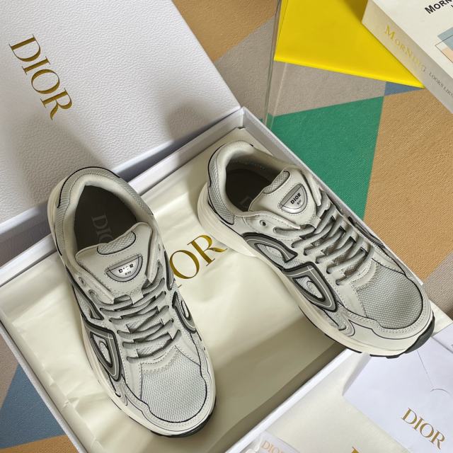1:1 quality version Leather and mesh fabric patchwork reflective sneakers 34 colors