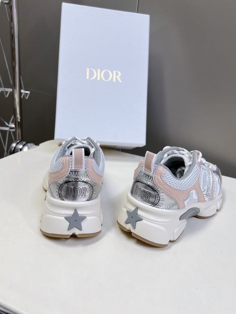 1:1 quality version Mesh cowhide leather patchwork embroidered logo sneakers 7 colors