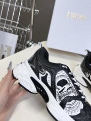 1:1 quality version Mesh cowhide leather patchwork embroidered logo sneakers 7 colors