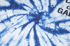 Retro center point tie-dye washed printed tee