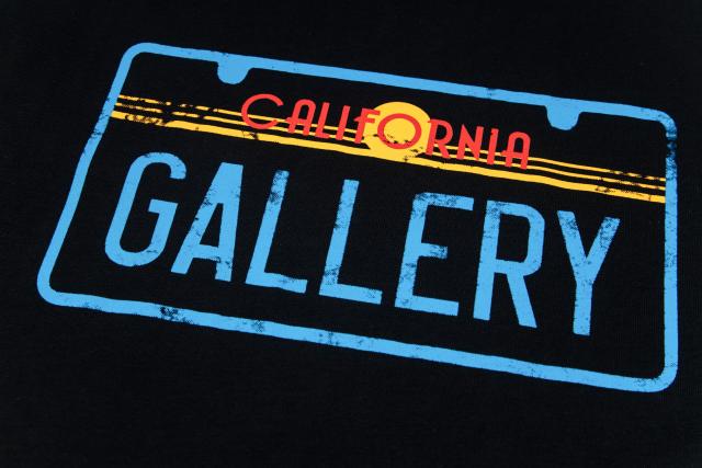 Retro color-blocked square logo Washed Print tee