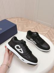 1:1 quality version  St0ne x Di0r Co-branded 3D logo printed cowhide breathable sneakers 3 colors