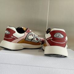 1:1 quality version Leather and mesh fabric patchwork reflective sneakers 34 colors