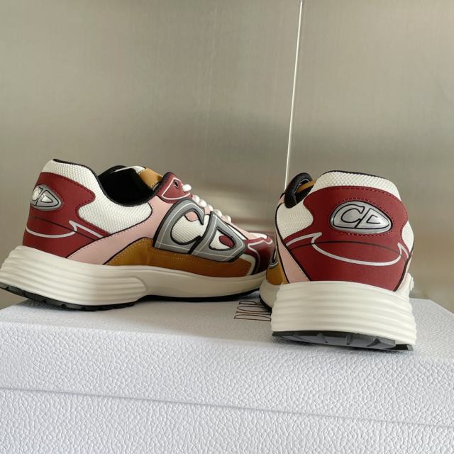 1:1 quality version Leather and mesh fabric patchwork reflective sneakers 34 colors