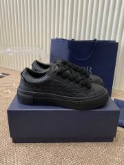 1:1 quality version Side Embroidered Logo Canvas Paneled Leather Patchwork Board Shoes 7 colors