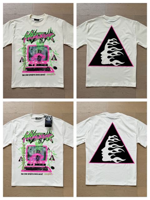 Magic Pink Computer Triangle Logo Print Tee 2 colors