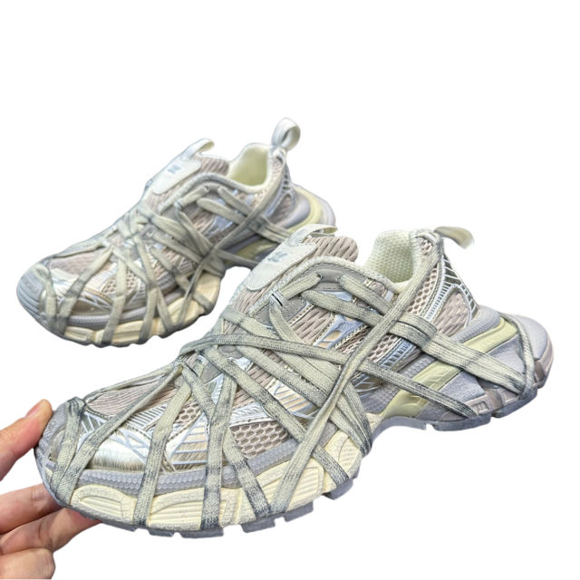 1:1 quality 3XL Retro Aged Spider Lace-Up Breathable Sneakers 3 colors