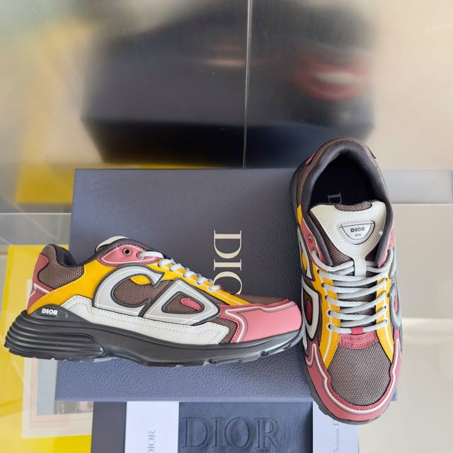 1:1 quality version Leather and mesh fabric patchwork reflective sneakers 34 colors