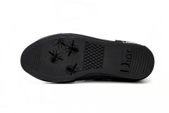 D High Top Canvas Oblique Black