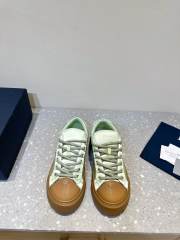 1:1 quality version  Di0r x St0ne isl@nd Electric embroidered letters lace-up casual board shoes 6 colors