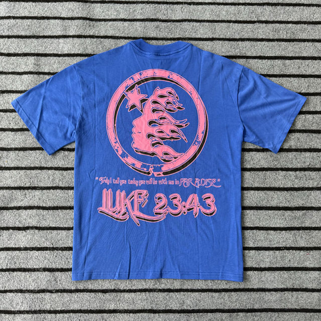 Creative Letter Back Large Logo Time Printed Tee 2 colors