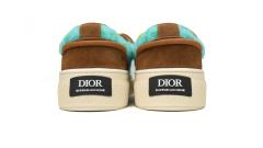 D Sneaker Oblique Turquoise Brown 3SN303ZWV-H650