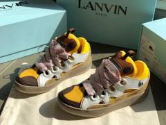 1:1 Quality L Curb Thick Lace Retro Height Increasing Thick Bottom Bread Shoes 5 colors